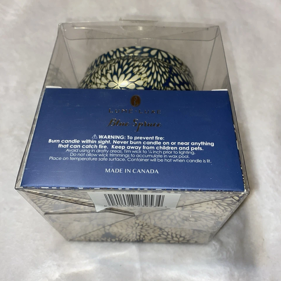 Vela de soja perfumada de lujo de abeto azul Lume Lux 10,5 OZ 297 g Foto 4 de 4
