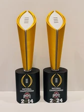 Ohio State Championship Football Replica Trophy - 2014 or 2024 - 15 inch