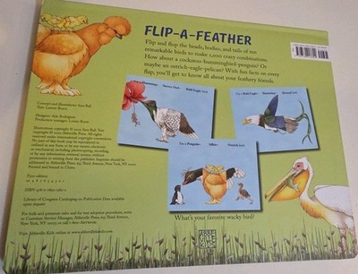 Flip-A-Feather by Sara Ball (2020, Children's Board Books)
