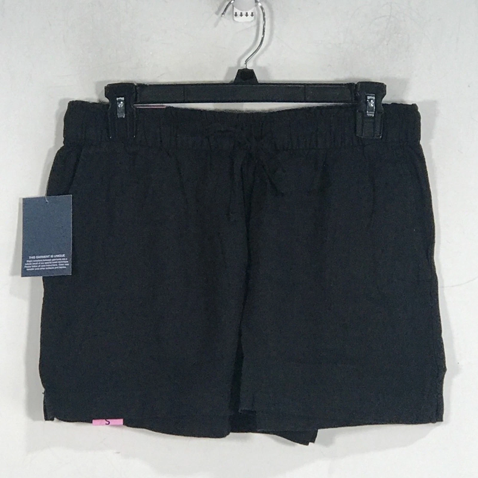 GAP Linen Pull-On Short, Women's Size S - Black