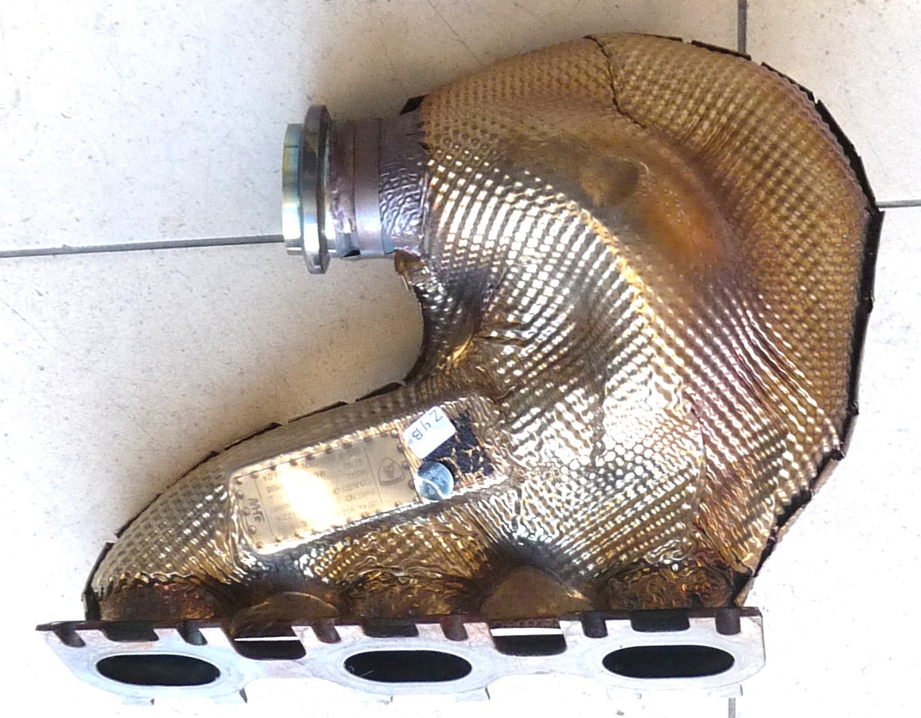 2024-2025 Lamborghini Revuelto Right V12 Exhaust Manifold (10-12) 7M253172K OEM