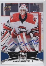 2016-17 Upper Deck AHL Michael Leighton #80 Auto b9t