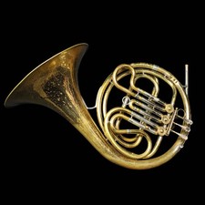 Olds Ambassador Single French Horn, Case, Farkas MC Mouthpiece