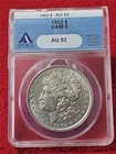 1902 MORGAN SILVER DOLLAR 90% SILVER ANACS AU 53 VAM-5                 #T2975