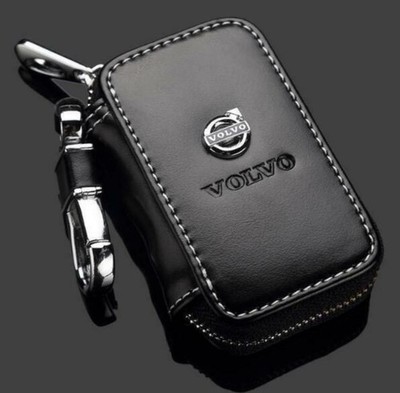 Autoschlüssel Tasche schlüsselbox Schlüsselanhänger Leder Lanyards für Volvo