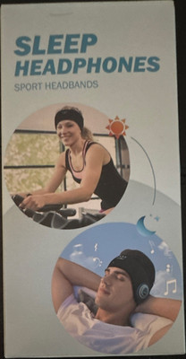 Sleep Headphones Bluetooth Stirnband Kopfhörer BT 5.0 kabellos Schwarz