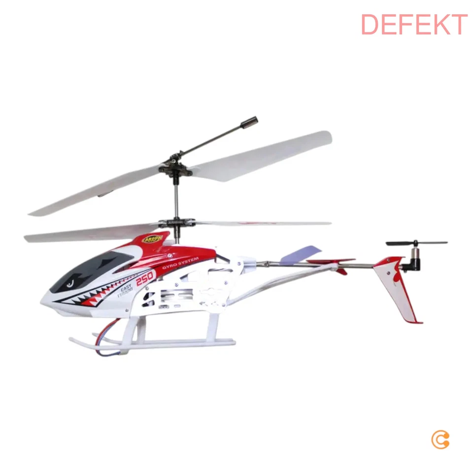 Carson RC Sport Easy Tyran 250 RC Einsteiger Hubschrauber RtF DEFEKTWARE