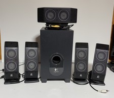 Logitech X-540 5.1 Channel Wired Computer Speakers w/ Subwoofer & Control Pod