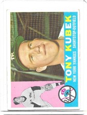 Tony Kubek 1960 Topps Card #83