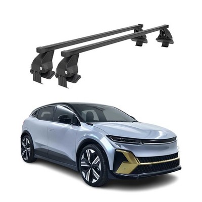 Menabo Dachträger Grundträger für Renault Megane E-Tech 2022-26 Stahl Schwarz 2x