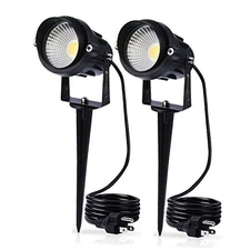 Outdoor Landscape Lighting 10W,120V AC,Warm White Waterproof LED Landscape 