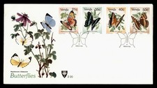 DR WHO 1990 VENDA SOUTH AFRICA FDC BUTTERFLY COMBO M72318