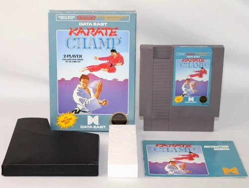 Karate Champ NES Nintendo Complete CIB! Very Good Condition! NICE!