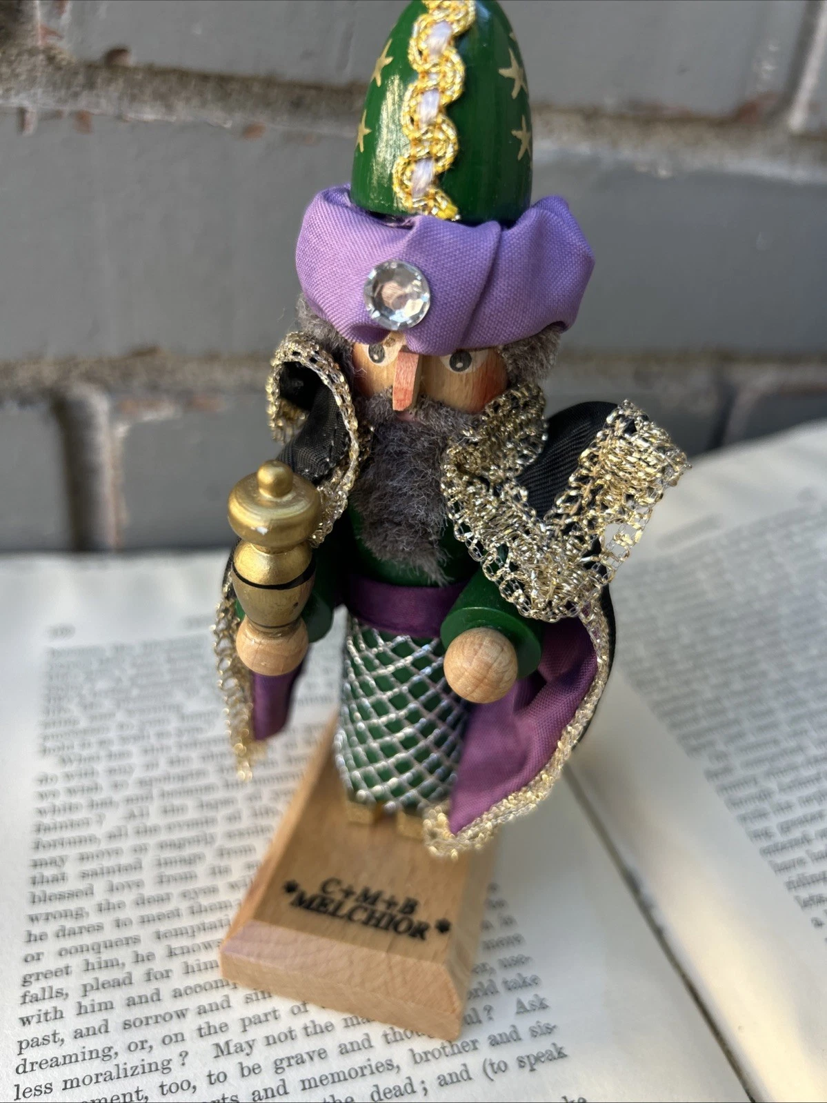 Steinbach Melchior Wise Man Magi Three King Mini German Nutcracker #009 5647/10K
