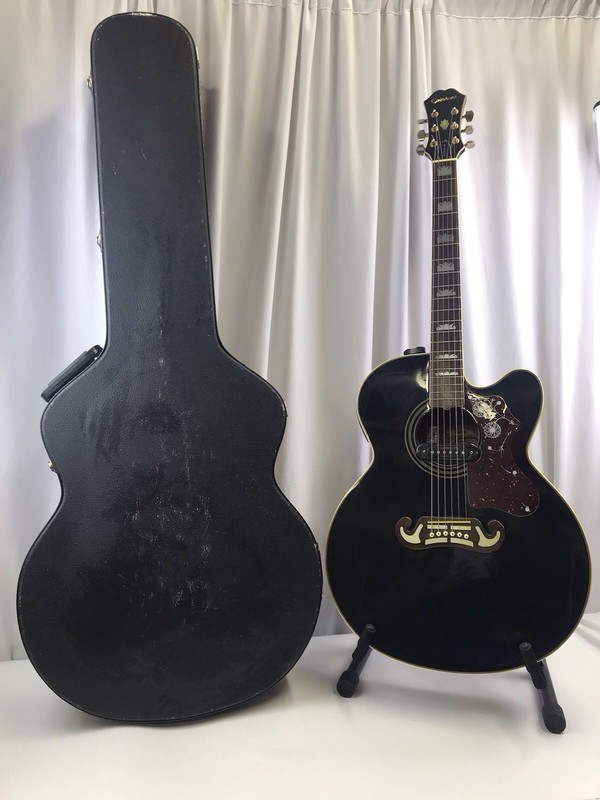 Epiphone EJ200CEB  Acoustic-Electric Guitar - Black
