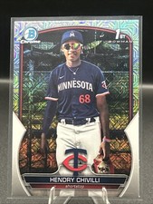 2023 Bowman - 1st Chrome Prospects  #BCP-236 Hendry Chivilli (RC) Mojo Refractor
