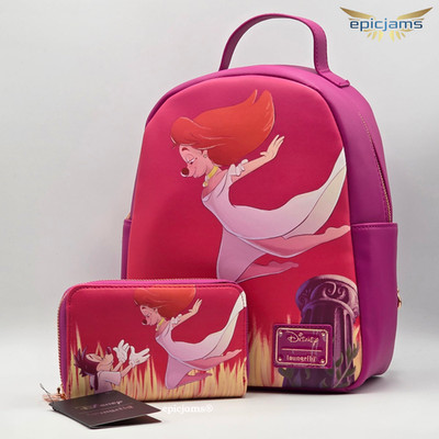 Loungefly Disney A Goofy Movie Max & Roxanne Dream Mini Backpack & Wallet Set