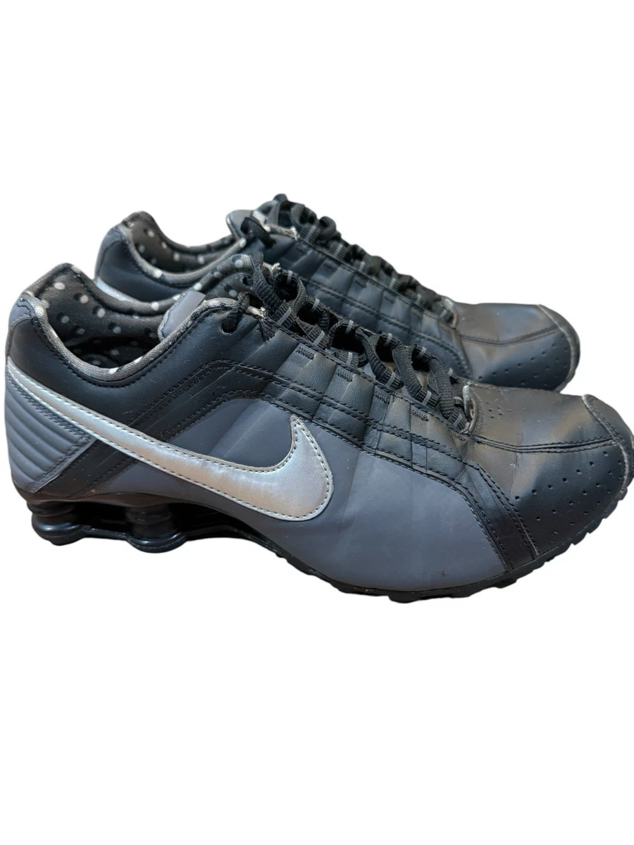 Nike Shox ブラック/シルバー US 8.5 Nike Shox Junior Black Metallic Silver W for sale | eBay