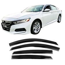 , Window Visor Compatible with 2018-2025 Honda Accord Mugen Style Smoke/Tinted