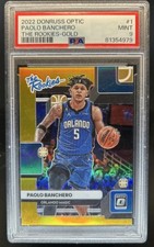 2022 Panini Donruss Optic Paolo Banchero The Rookies Gold RC #/10 Magic PSA 9