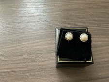 Pearl Stud Fine Diamond Earrings for sale UK