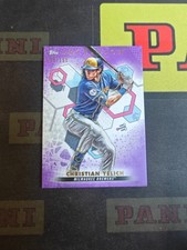 2022 Topps Inception Baseball Base Purple Christian Yelich /150