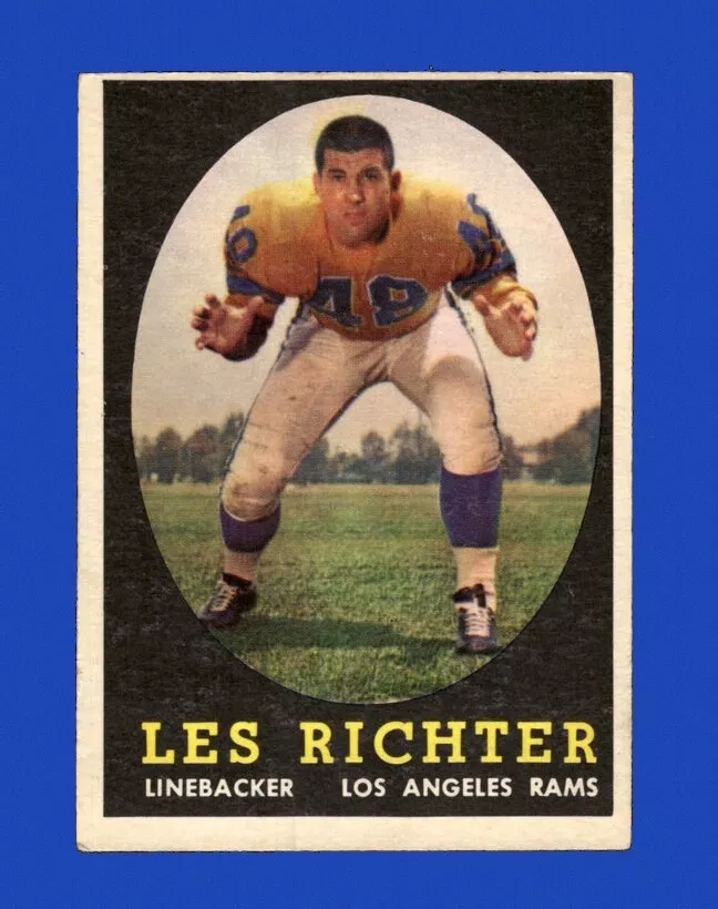 Les Richter trading card