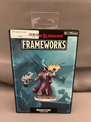 Dungeons & Dragons Frameworks Human Cleric Male Miniature WizKids