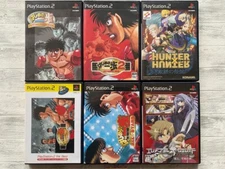 SONY PS2 Hajime no Ippo 1 2 & All Stars & Hunter x Hunter & Elemental Gelade set