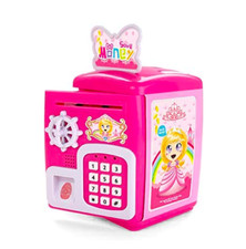Kids Electronic Piggy Bank ATM Password Money Coin Automatic Safe Saving Box USA