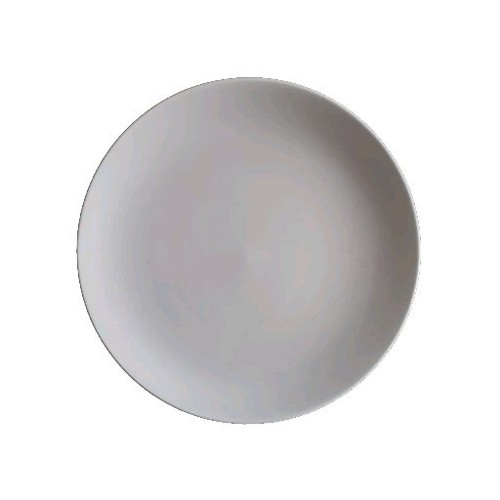 Poole pottery vintage twintone - mushroom and sepia- Dinner plate 25 cm 10 inch.