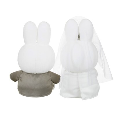 Miffy Wedding Doll Plush Toy 2 Set Box Tuxedo Dress Dick Bruna