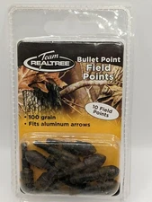 Team Realtree 10 Bullet Point Field Points 21/64 Diameter 100 Grain