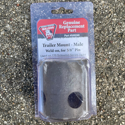 #ad Bulldog #500240 Trailer Mount Male Weld on for 5 8quot; Pin Used on 170 Sidewind $21.97