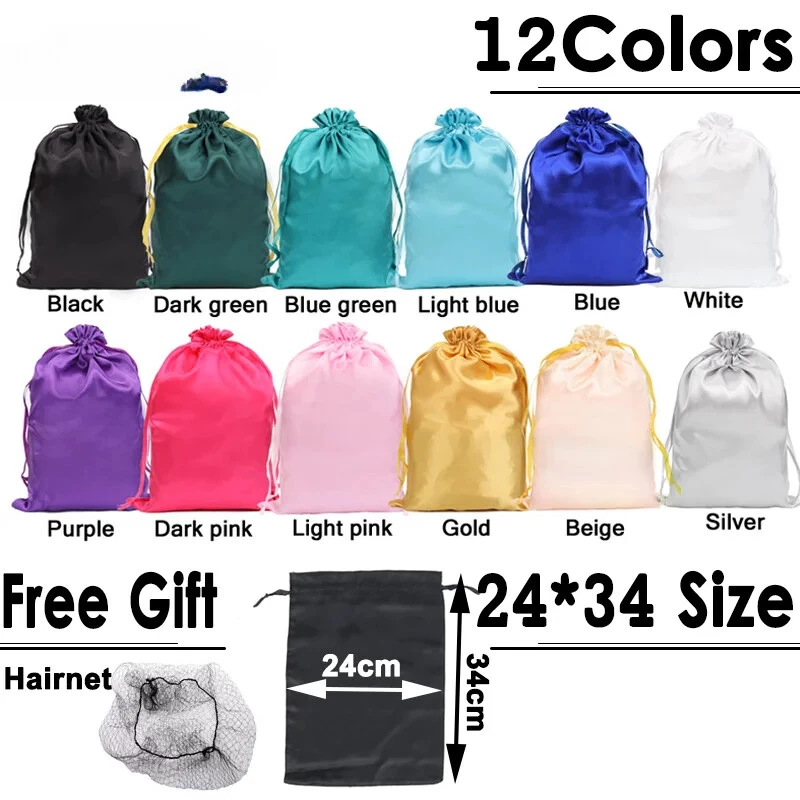 New Silk Wig Bags 10-50Pcs Hair Extensions Storage Bags Bags Hair Bundles Bag - Image 2 of 4