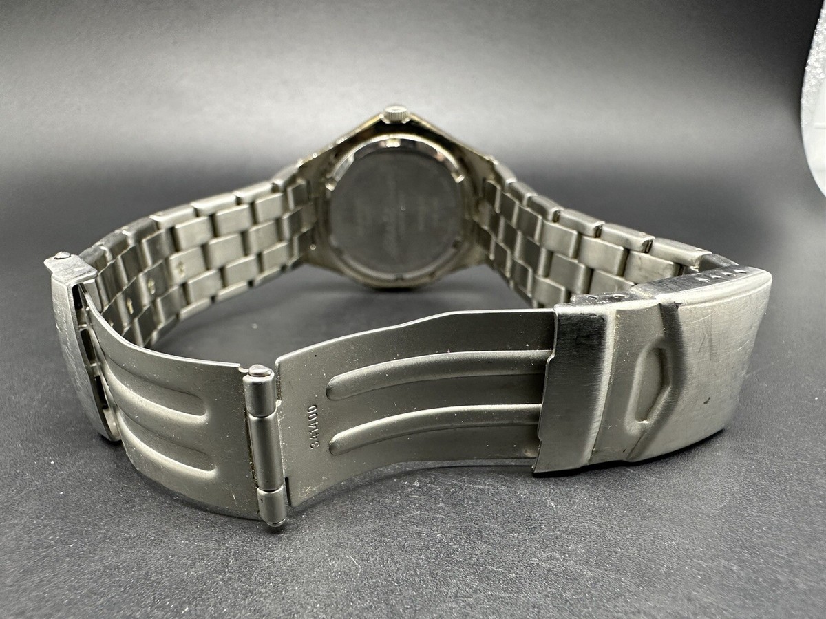 Men's Vintage 1990s EDDIE BAUER Classic Stainless with Blue