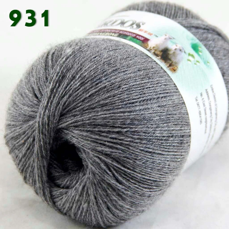 Sale 6 Skeinsx50g LACE Soft Acrylic Wool Cashmere hand knitting Crochet Yarn 931 - Image 4 of 4