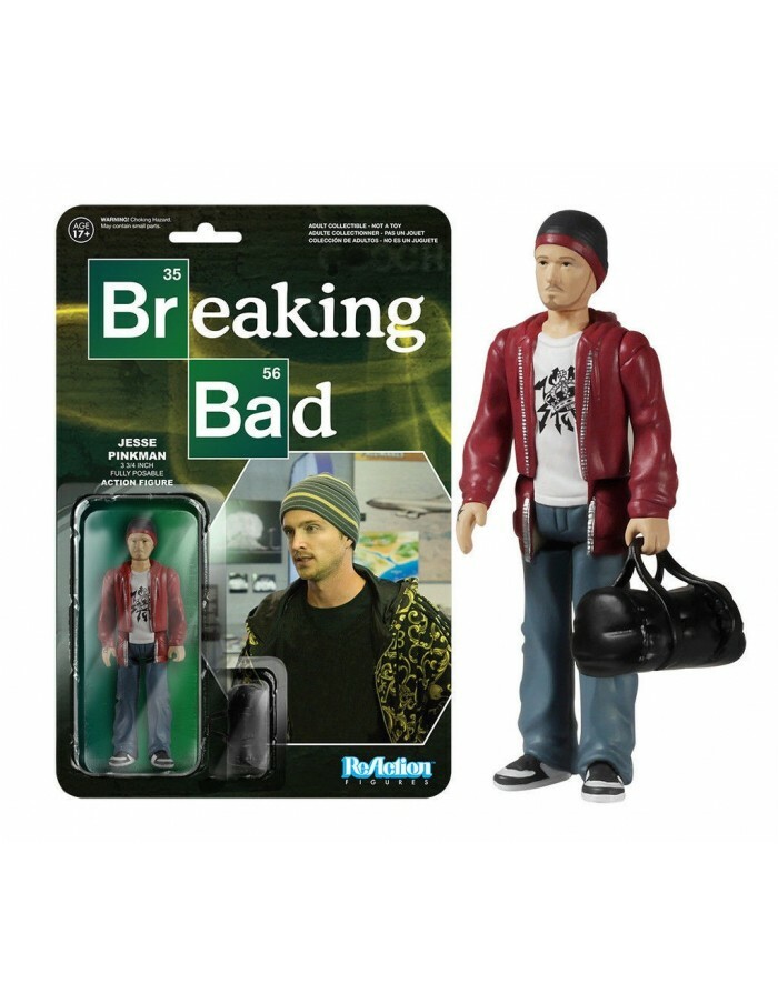 FUNKO REACTION BREAKING BAD JESSE PINKMAN VINTAGE RETRO ACTION FIGURE NEW!
