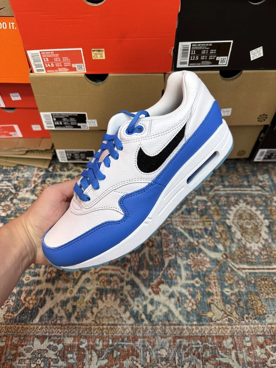 Kip Triviaal zuigen Nike By You Air Max 1 UNC blue White DO7414-991 Men&#039;s Size 8.5 | eBay