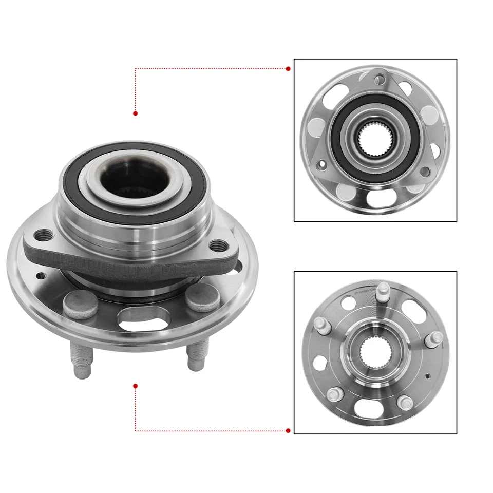 Front or Rear Wheel Bearing Hub for Chevy Malibu Equinox Impala GMC Terrain - Image 2 of 4