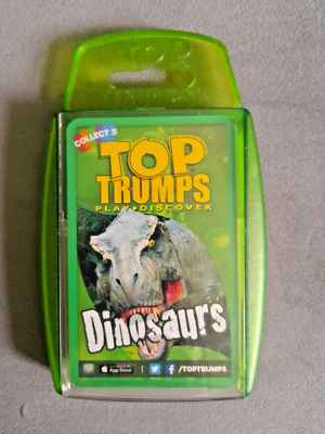 Dinosaurs Top Trumps Kartenspiel Von Winning Moves – 30 Karten, Für Dino-Fans Ab 3 Jahren