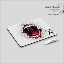 TAPIS DE SOURIS Bureau Pink Floyd The Wall Affiche et logo Musique Pop Rock