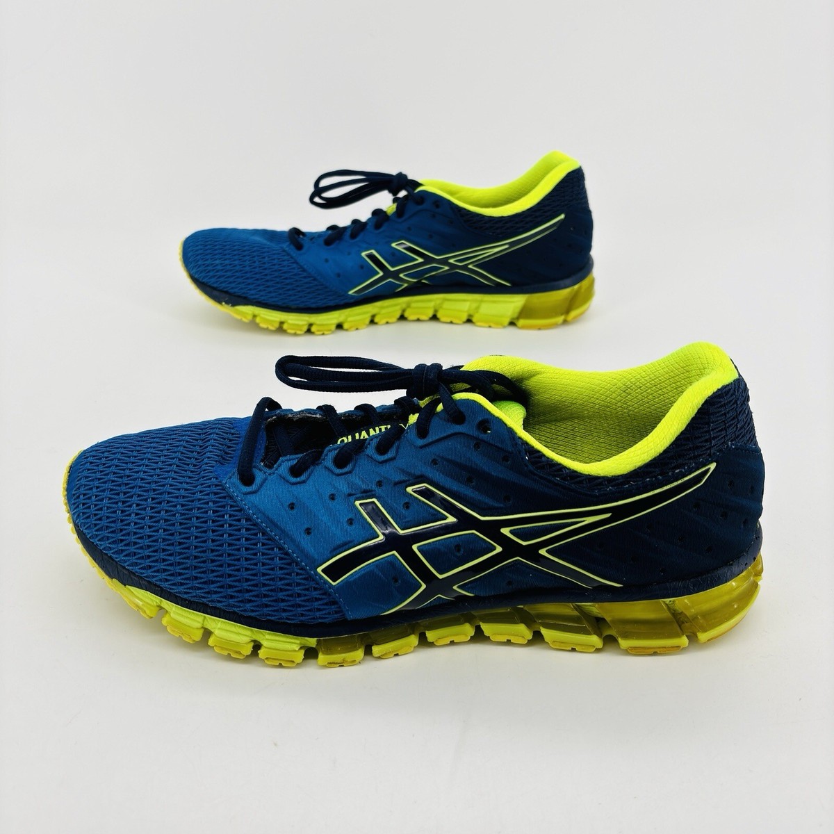 Mens 11.5 Asics Gel Quantum 180 Running Shoes T6G2N Blue