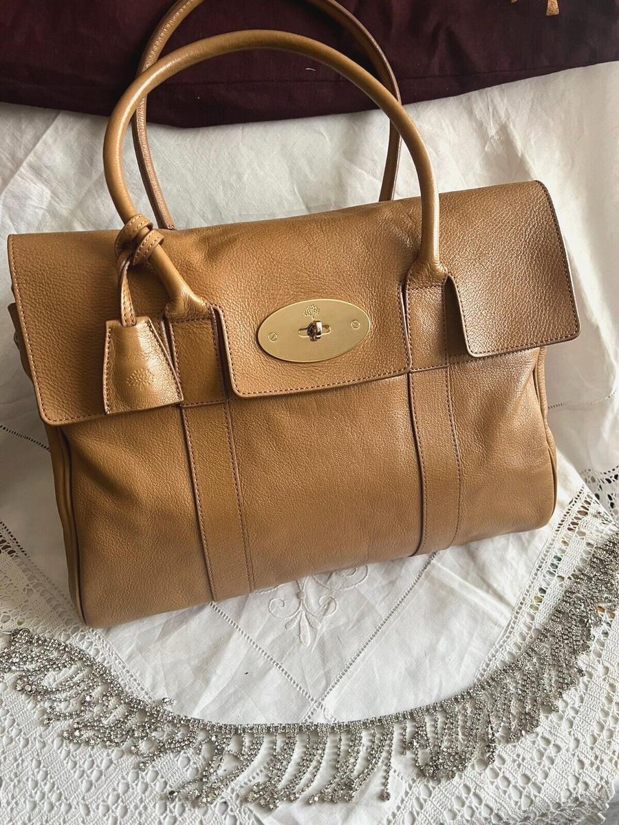 100% genuine Mulberry HANDBAG camel Heritage Bayswater tote bag luxe £1295