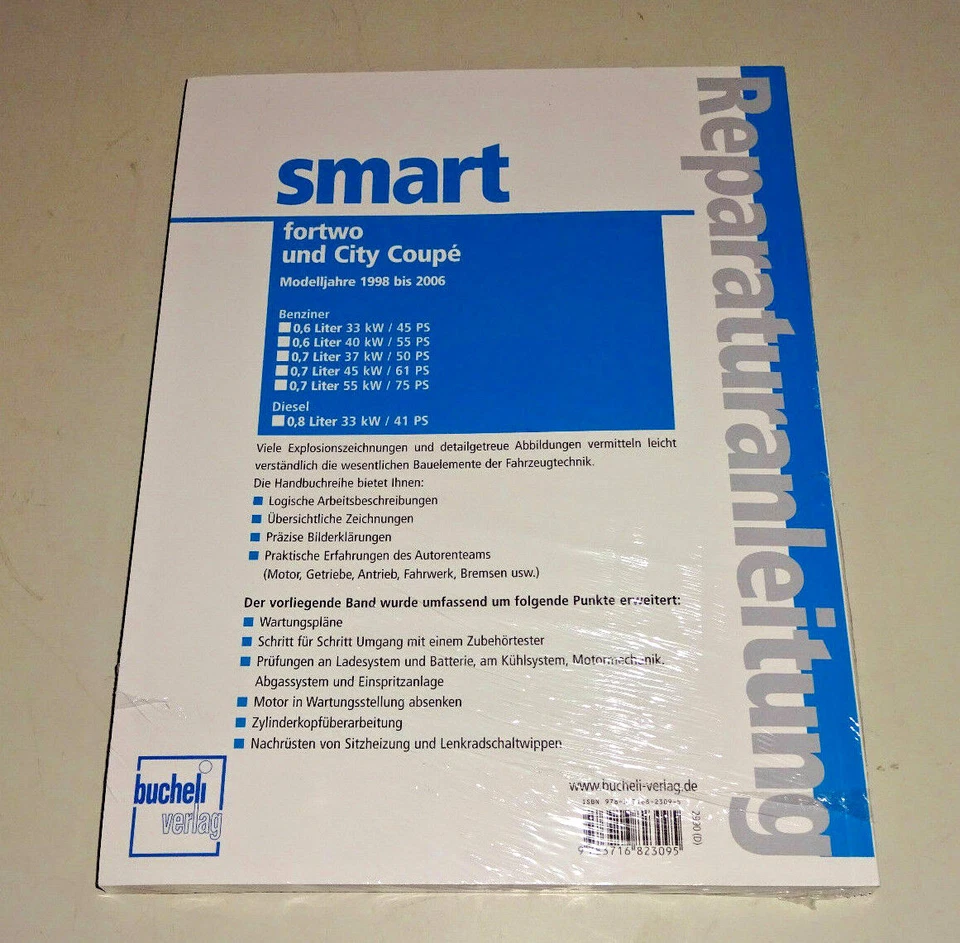 Reparaturanleitung Smart fortwo / Smart City Coupe - Typ 450 - ab 1998 bis 2006 - Bild 2 von 2