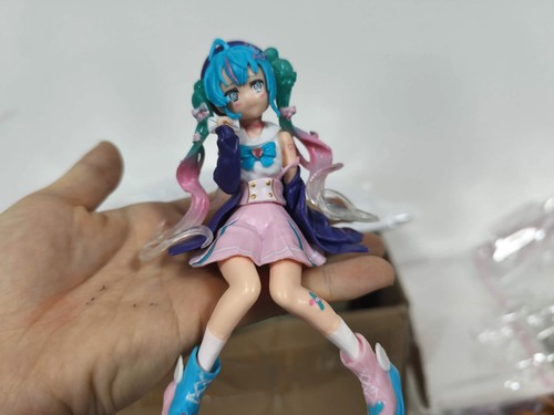 Hatsune Miku Desktop süße Actionfigur 11 cm Neko T-Shirt Ver. Anime Figur - Bild 21 von 22