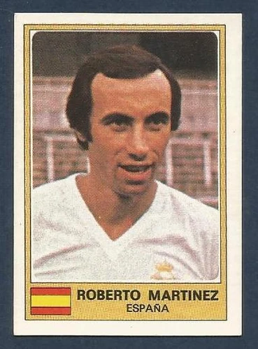 PANINI EURO 77 #090-SPAIN-ROBERTO MARTINEZ