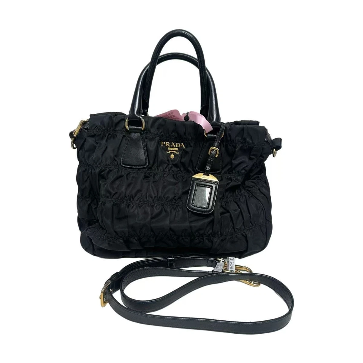 PRADA Tessuto Nylon Exterior Tote Bags & Handbags for Women for