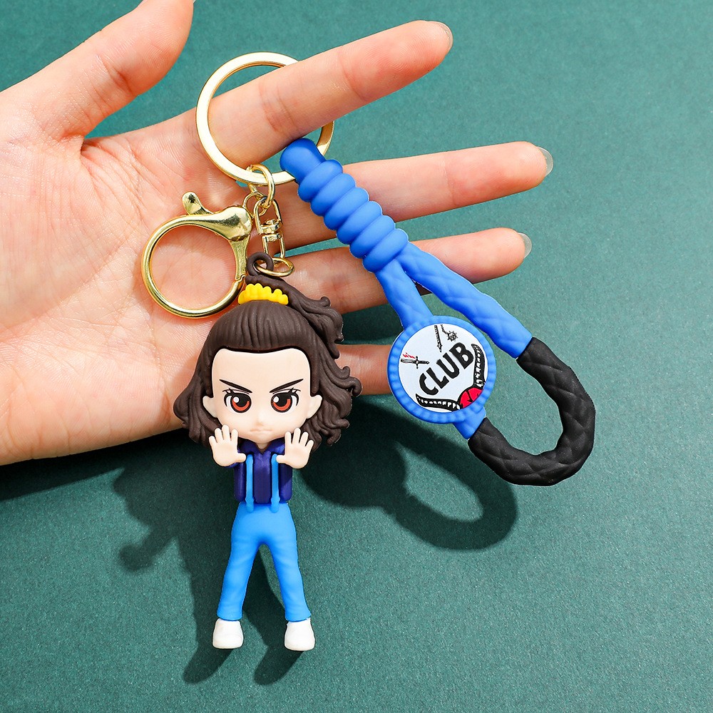 Stranger Things Characters Silicone Keychain Pend… - image 6