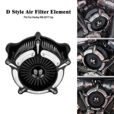 Spike Turbine Air Filter Gray Element For Harley 18-24 Softail Fat Boy Breakout
